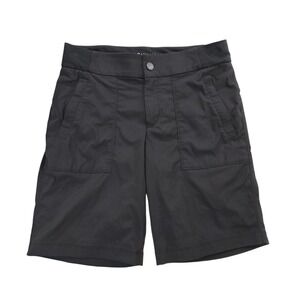 Athleta Trekkie Bermuda 2.0 Black Ripstop Cargo Shorts Hiking Casual Outdoor 2